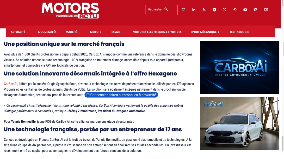 Motors Actu – miniature