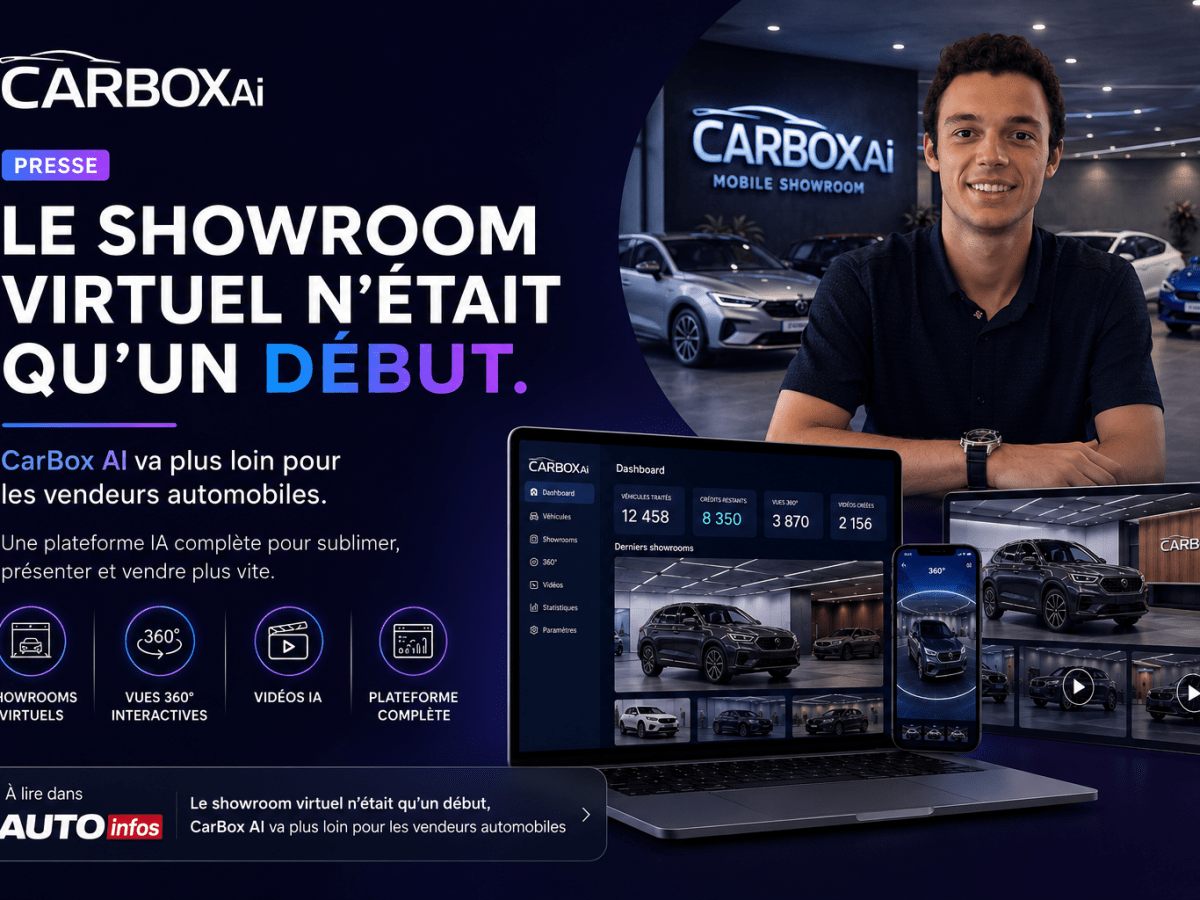 Le showroom virtuel n&rsquo;était qu&rsquo;un début : CarBox AI va plus loin pour les vendeurs&nbsp;automobiles